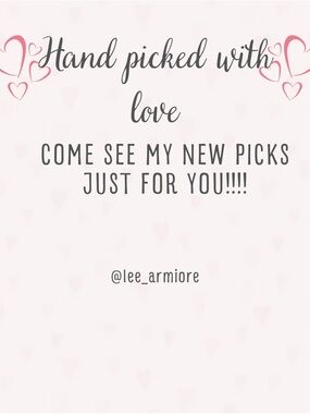 Hand Picked With Love Graphic Sign - Pink & White